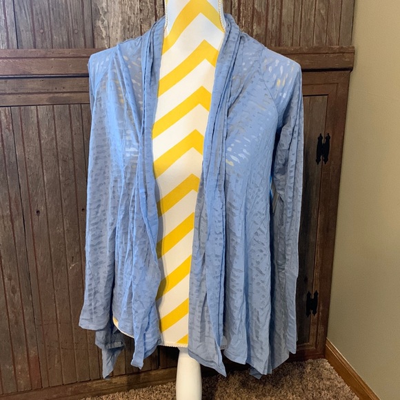 Columbia Sweaters - NWT Women’s Columbia Adera Collection Dusty Slate Blue Open Front Cardigan Shawl